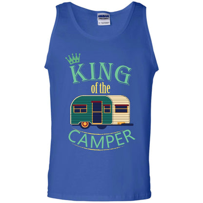 King Of The Camper Camping Lover Shirt Royal
