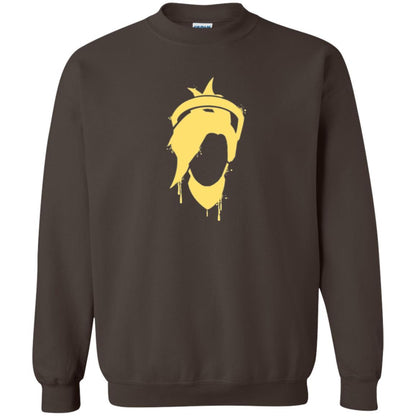 Overwatch Mercy Icon Spray T-Shirt Dark Chocolate