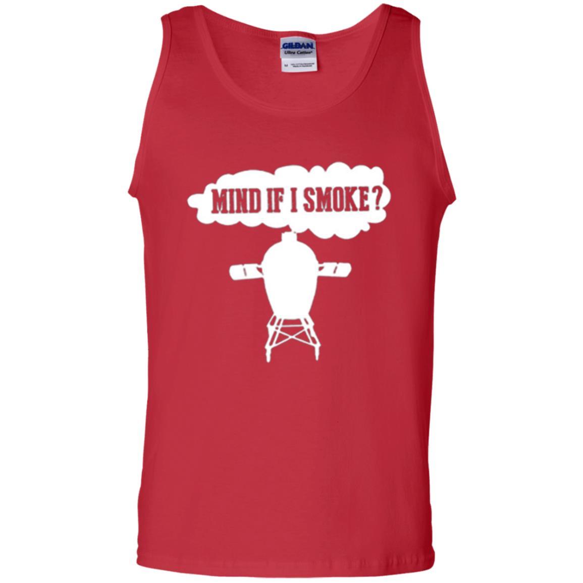 Outdoor Smoker T-shirt Mind If I Smoke Red