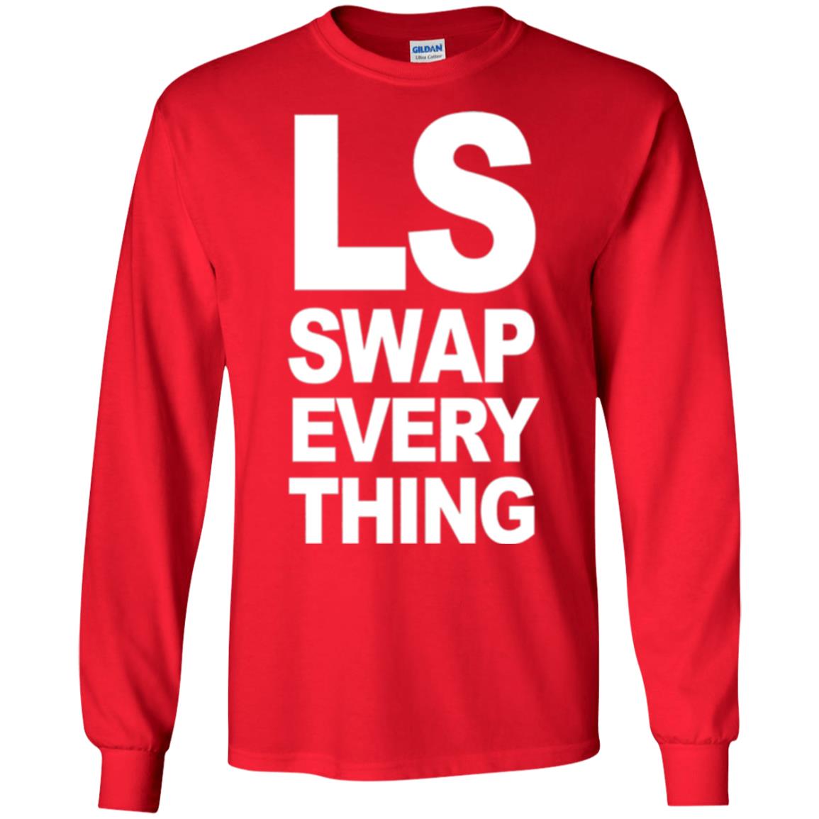 Trucker T-shirt Ls Swap Everything Red