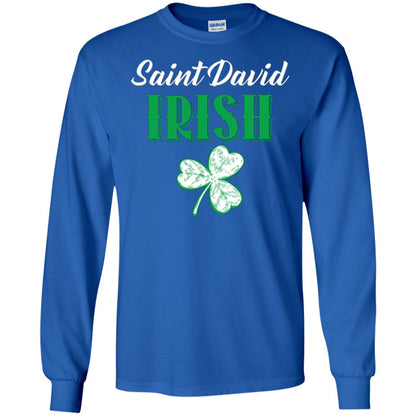 Saint Patrick's Day T-shirt Saint David Irish Royal