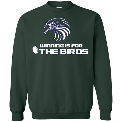 Football T-shirt Winning Is For The Birds Forest Green