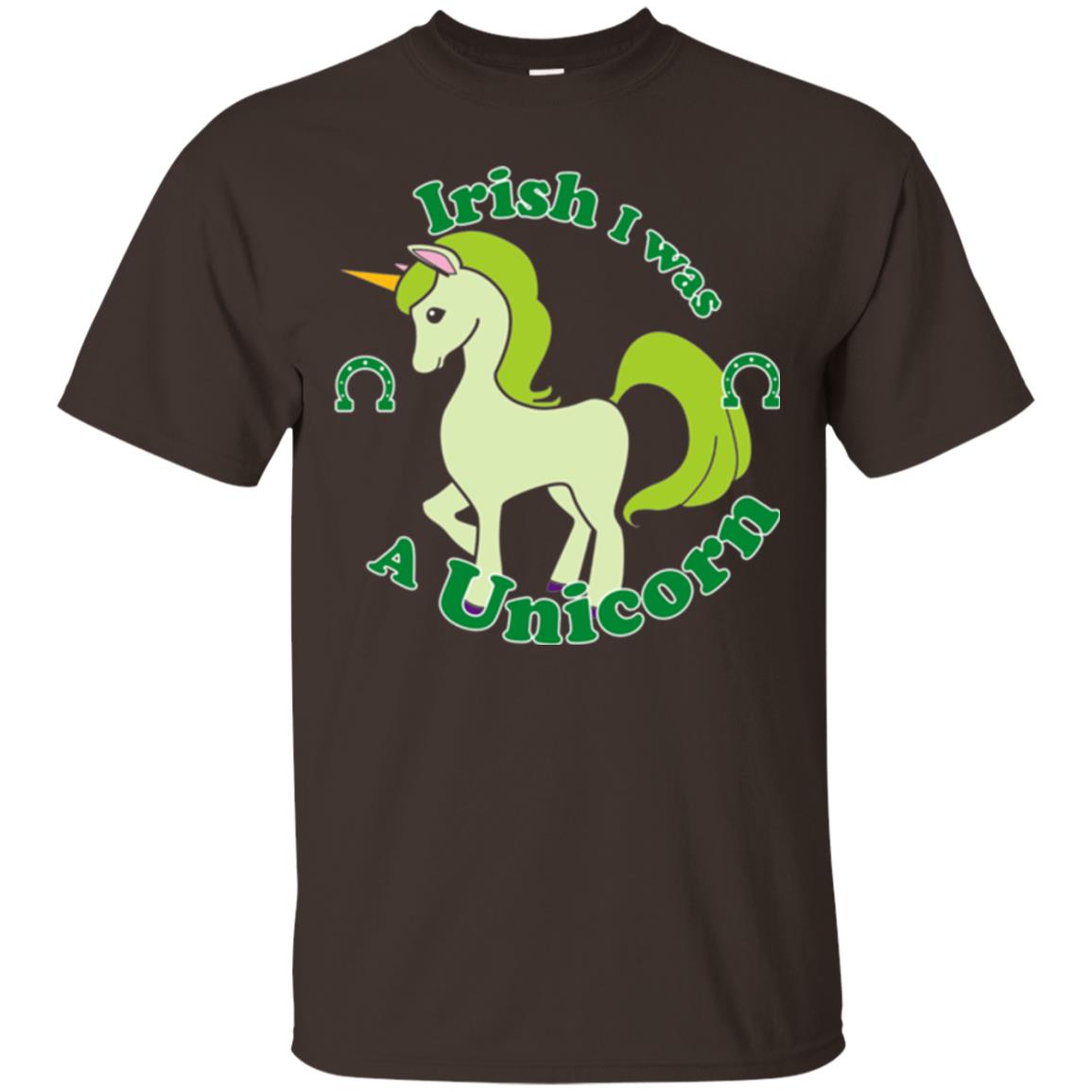 St. Patrick_s Day Unicorn T-shirt Cute Unicorn Dark Chocolate