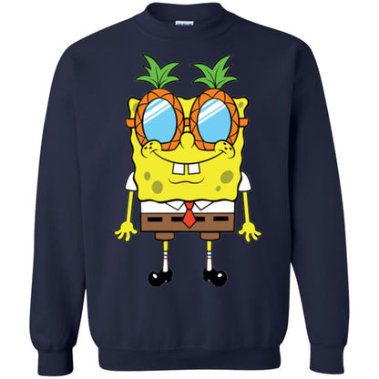 Nickelodeon Spongebob Squarepants Pineapple Glasses T-shirt Navy