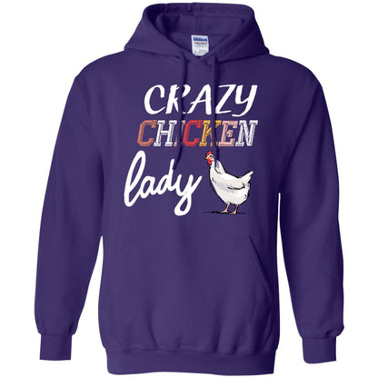 Crazy Chicken Lady Chicken Shirt For Girls Womens Purple