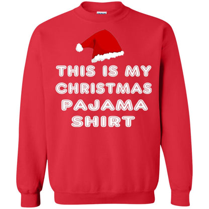 Christmas T-shirt This Is My Christmas Pajama Shirt Red