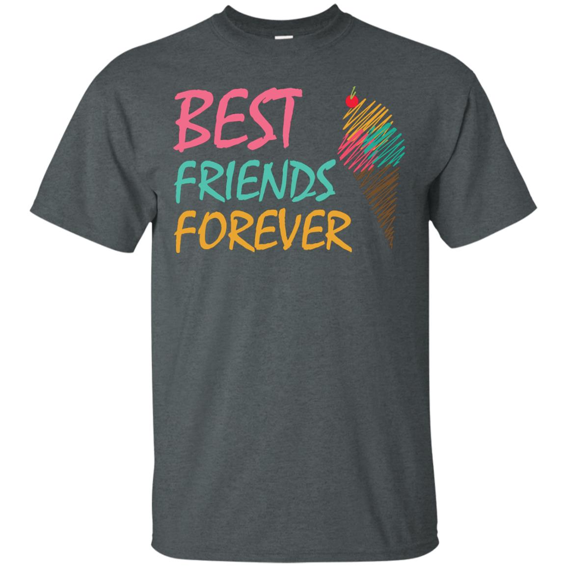 Best Friends Forever Ice Cream Lover T-shirt Dark Heather