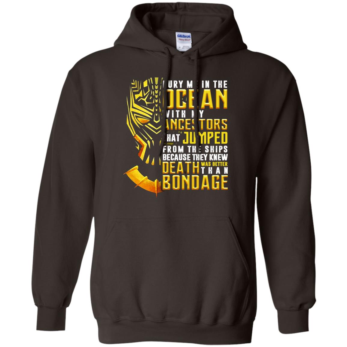 Bury Me In The Ocean With My Ancestors That Jumped Movie Lover T-shirt Dark Chocolate