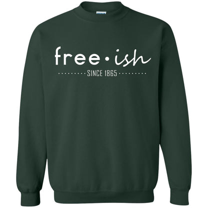 Free Ish Since 1865 Black Pride T-shirt Forest Green