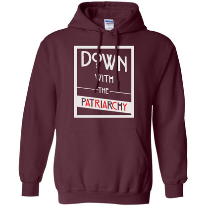 Down With The Patriarchy Shirt Maroon