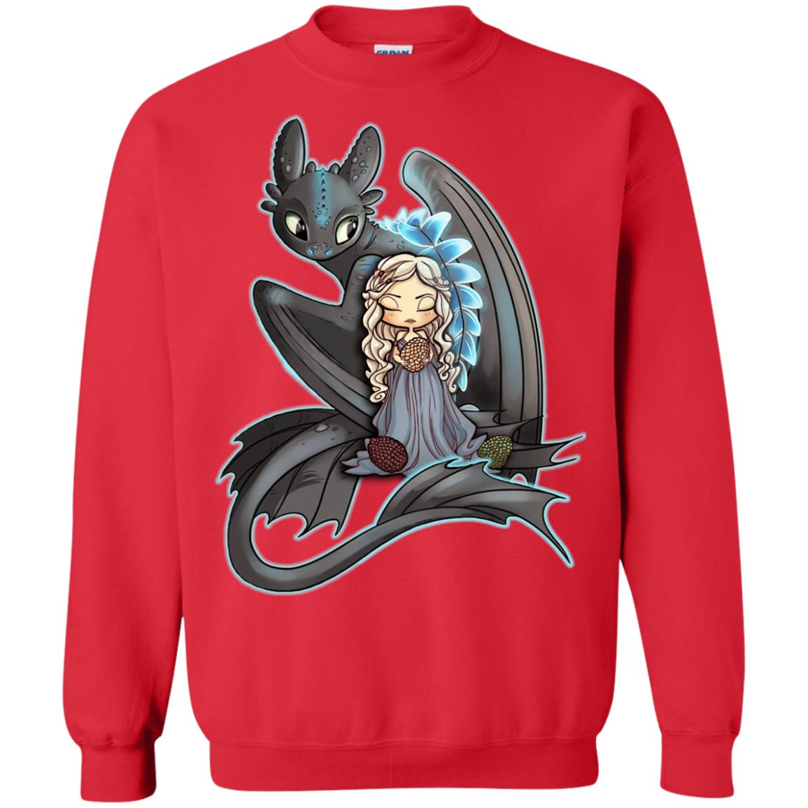 Dragon Night Fury Cartoon Shirt Red
