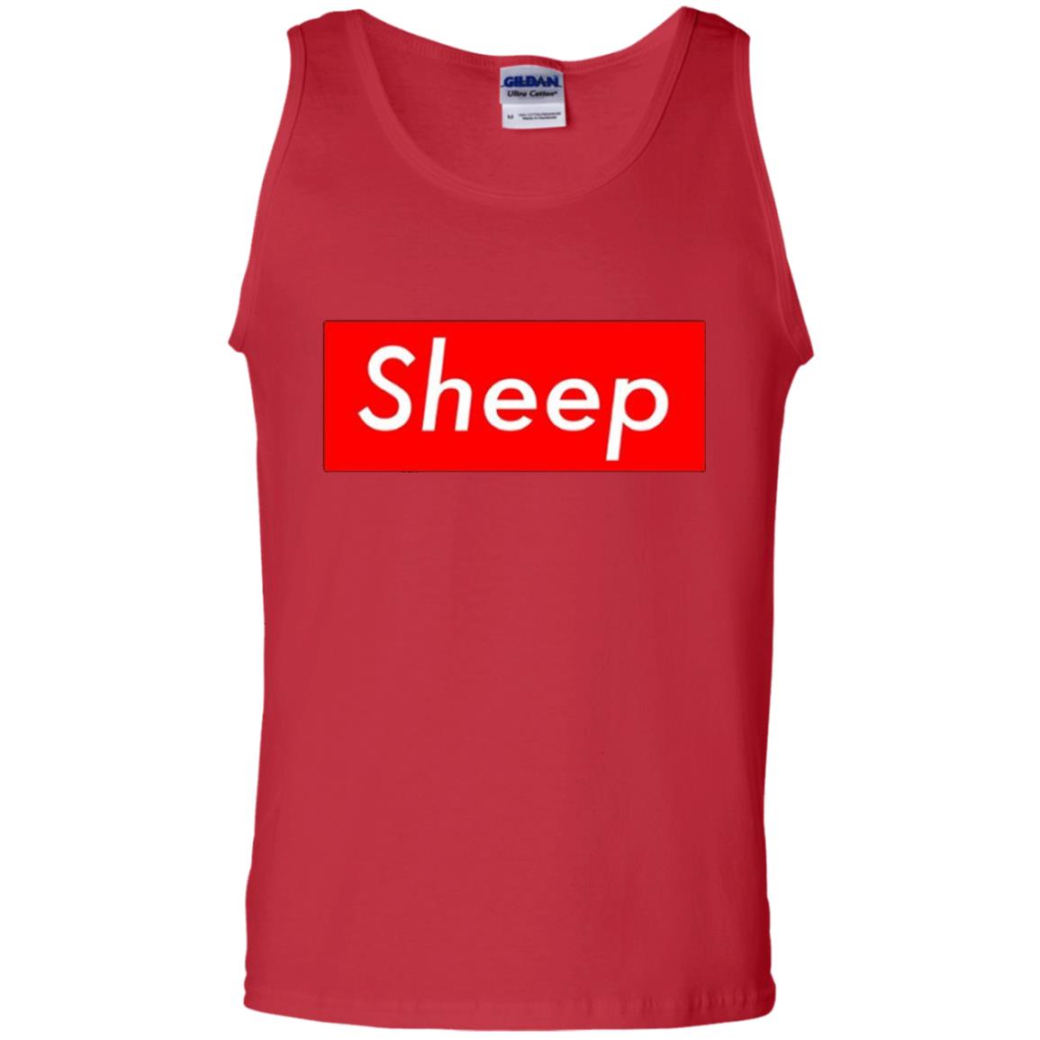 Sheep Box Logo Hype T-shirt Red