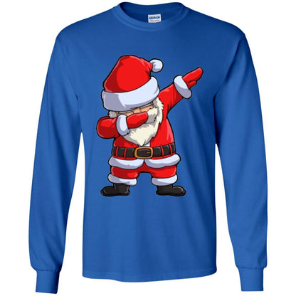 Christmas T-shirt Dabbing Santa Claus Royal