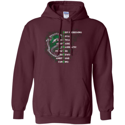 Slytherin House Harry Potter Fan Shirt Maroon