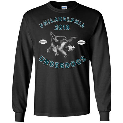 Dog Lover T-shirt Philly Philadelphia Underdogs Lii Game Day Black