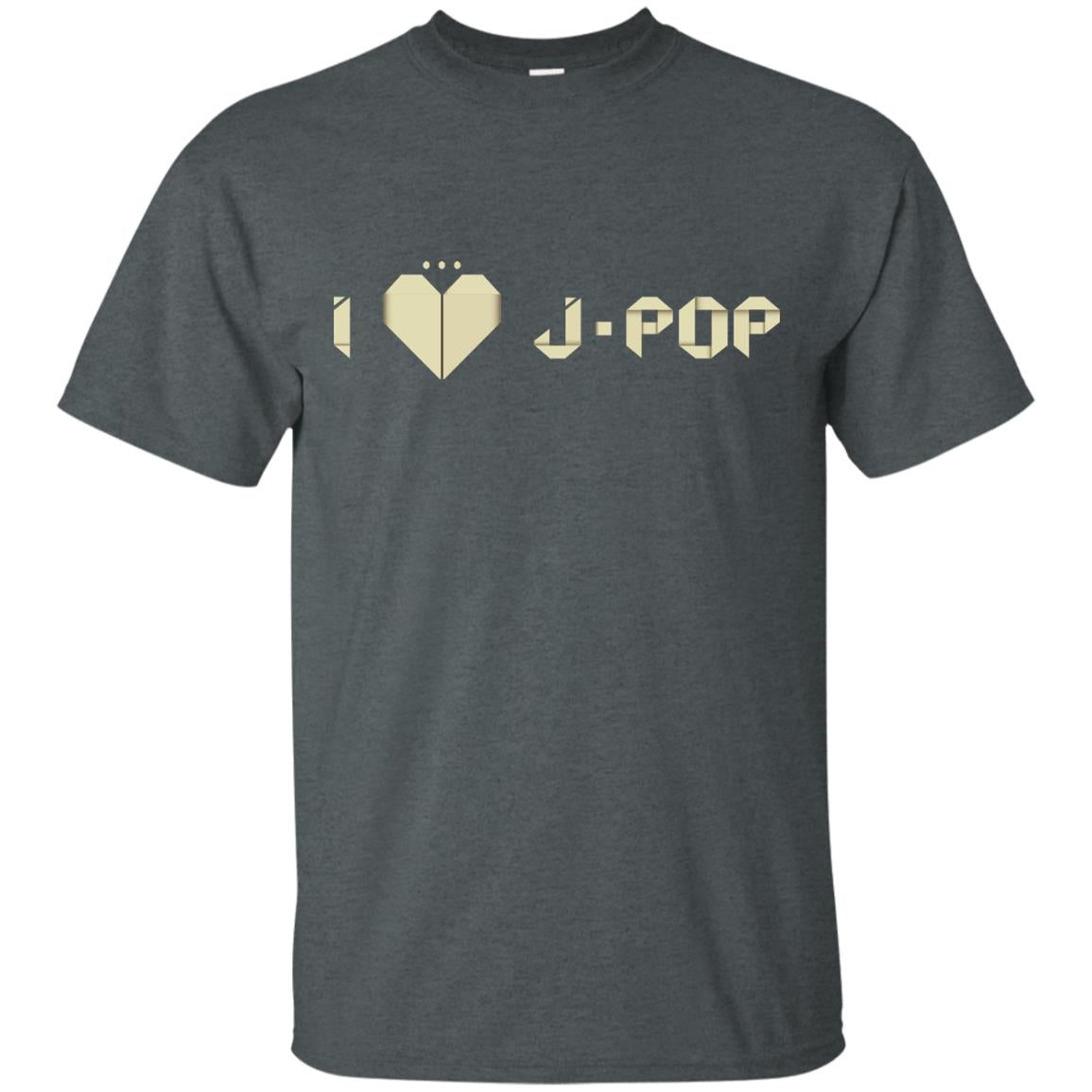 I Love J-pop T-shirt Dark Heather