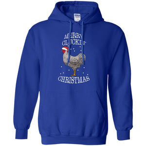 Merry Clucking Christmas Gift 2018 ShirtG185 Gildan Pullover Hoodie 8 oz.
