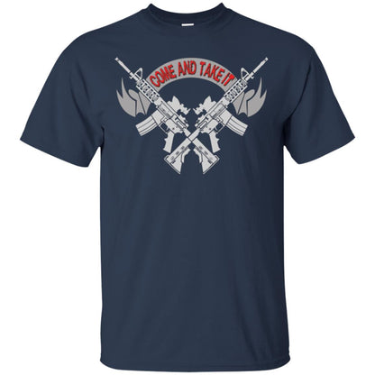 Military T-shirt Come And Take It Navy