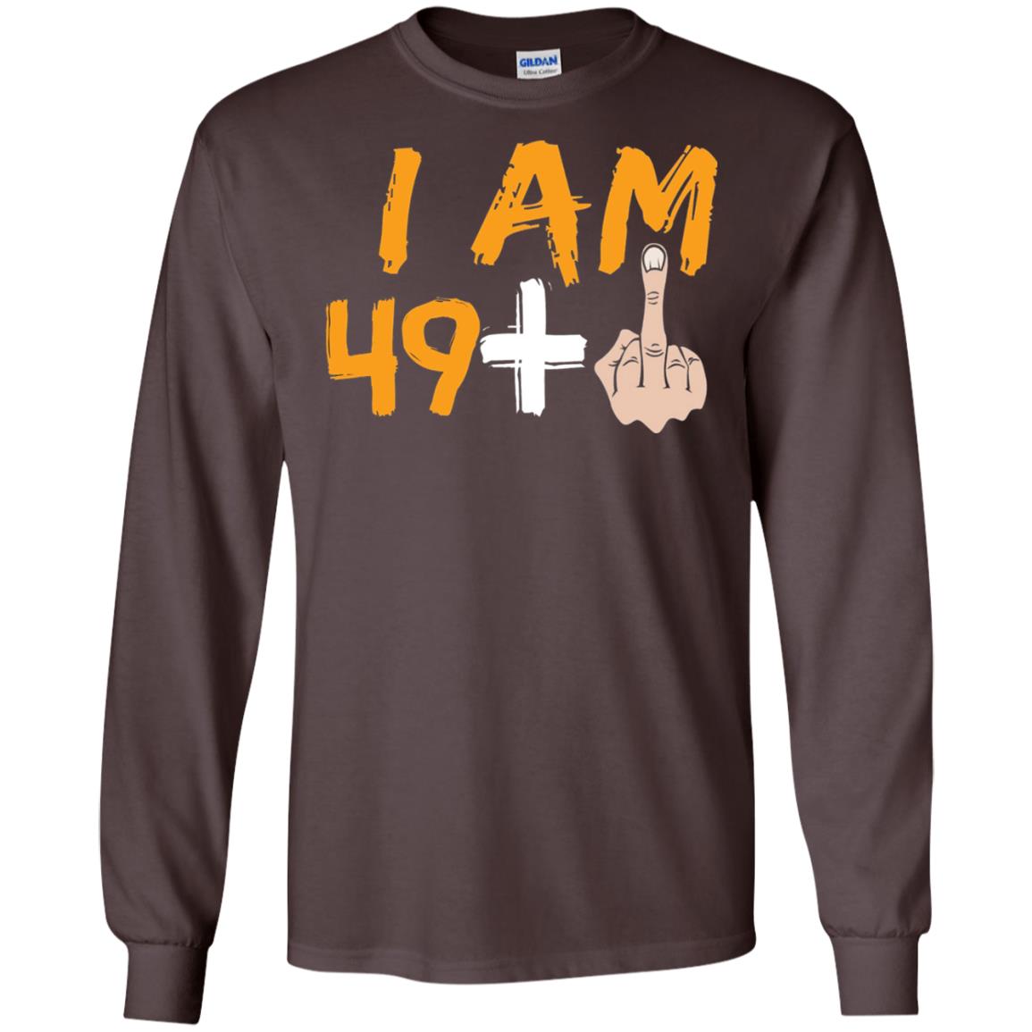 50th Birthday Funny T-shirt I Am 50 Years Old Dark Chocolate