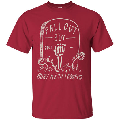 Fall Out Boy Bury Me Till I Confess T-shirt Cardinal