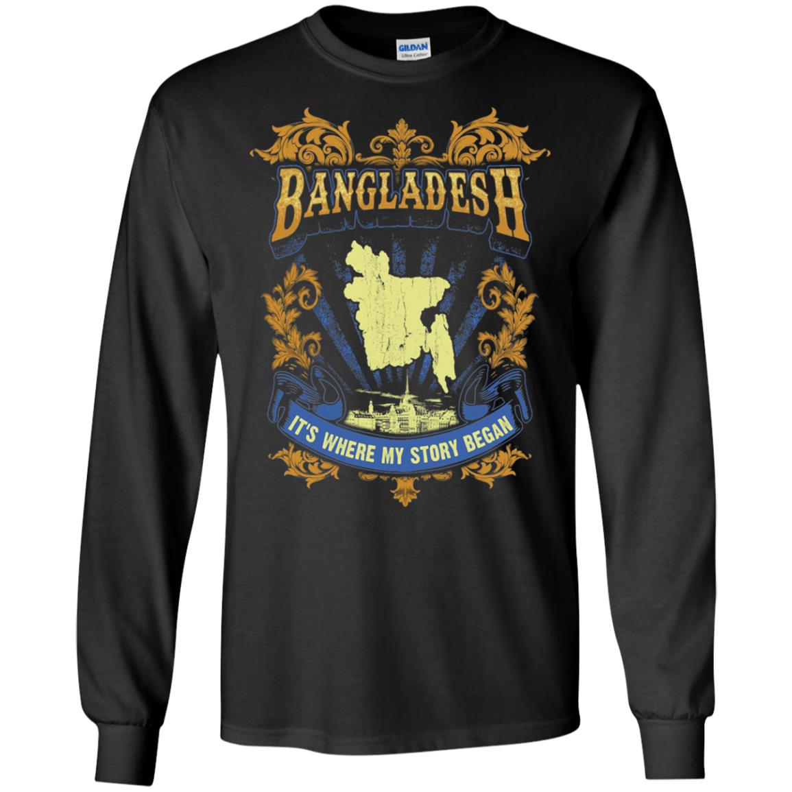 Bangladesh It_s Where My Story Began T-shirt Black