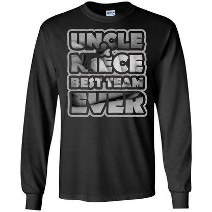 Uncle And Niece Best Team Ever Shirt For Uncle Or Niece Black