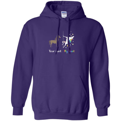Unicorn T-shirt Your Aunt My Aunt Purple
