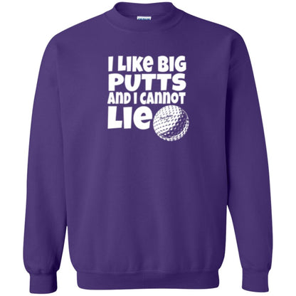Golf Lover T-shirt I Like Big Putts And I Cannot Lie Purple