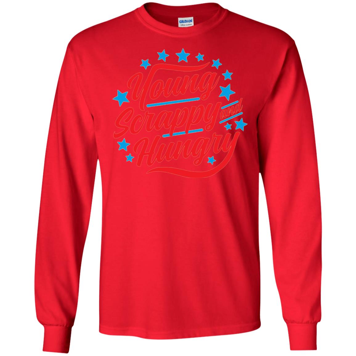 Hamilton T-shirt Young Scrappy And Hungry Red