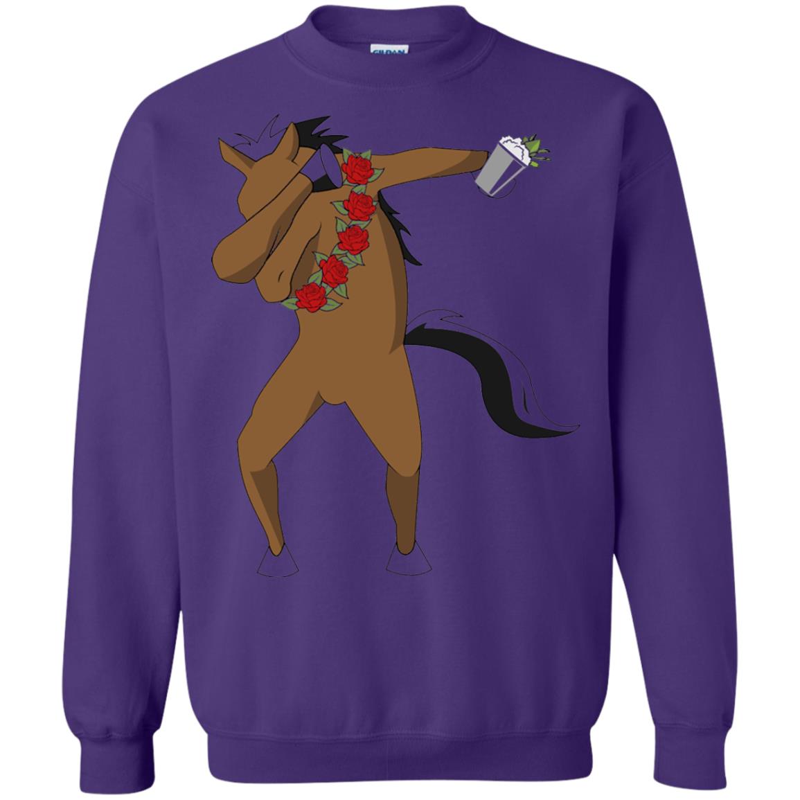 Derby Party 2018 Funny Dabbing Horse Shirt Purple