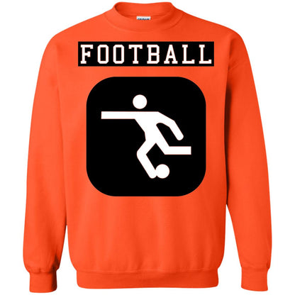 Football Soccer Shirt Retro Street Orange