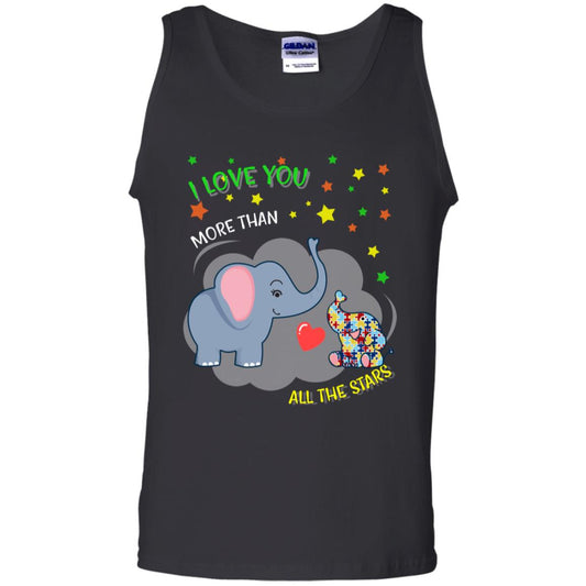 I Love You Morethan All The Stars Autism Awareness Shirt Black