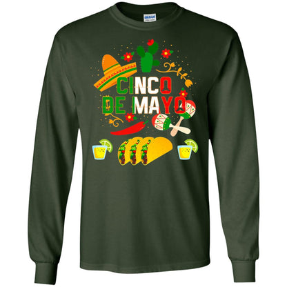 Fiesta Cinco De Mayo T-shirt Cinco De Mayo Forest Green