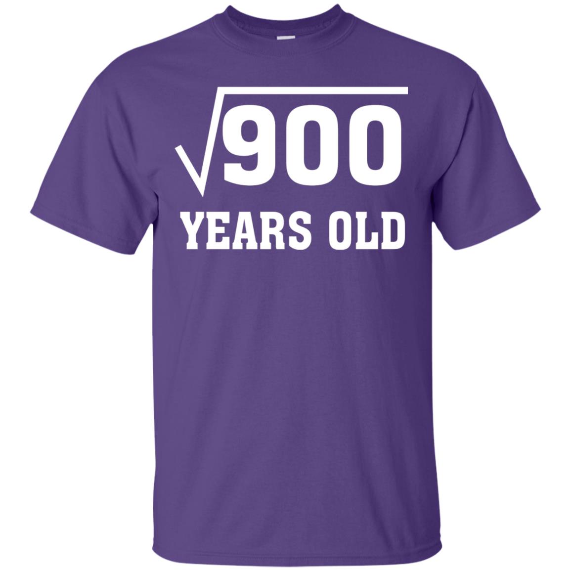Square Root Of 900 Funny 30 Years Old T-shirt 30th Birthday Purple