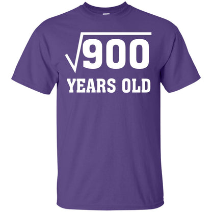 Square Root Of 900 Funny 30 Years Old T-shirt 30th Birthday Purple