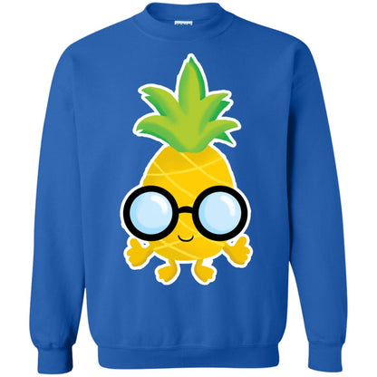 Funny Pineapple With Glasses For Boys Mens Shirt Royal