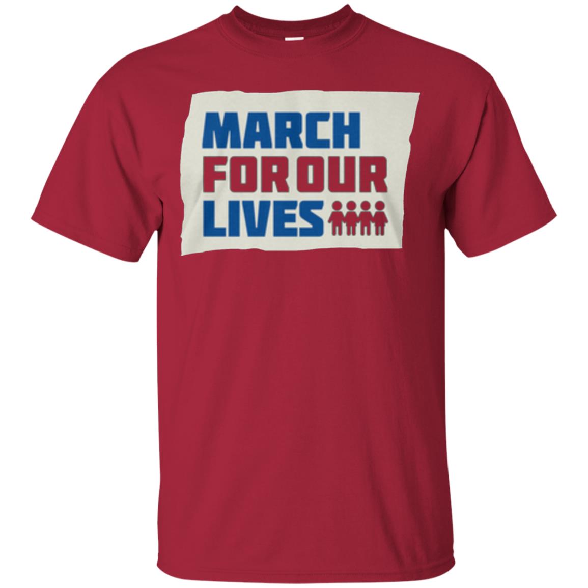 March For Our Lives Anti Gun T-shirt Cardinal