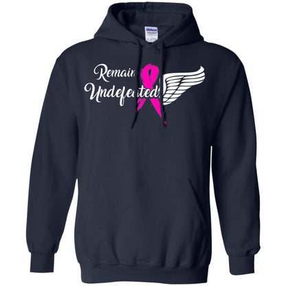 Breast Cancer T-shirt Remain Undefeated Navy