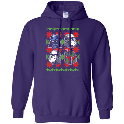 Film T-shirt Christmas Sweater Empire Helmets Purple