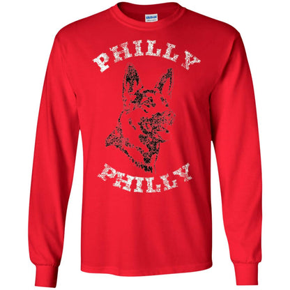 Dog Lover T-shirt Philly Philly Football Underdog Fan Red