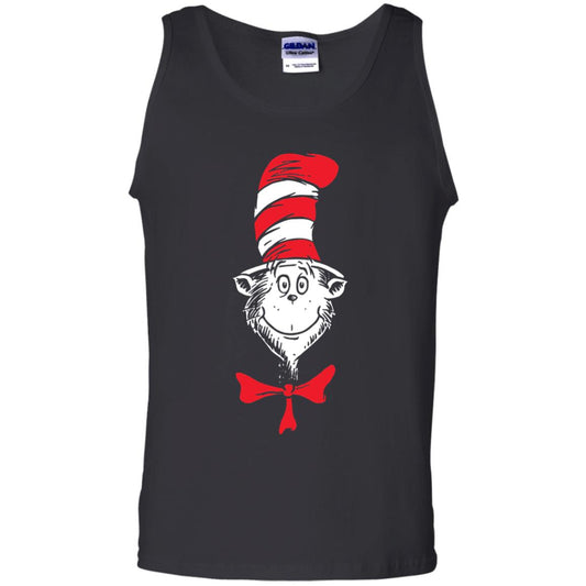 Dr. Seuss The Cat In The Hat Face T-shirt Black