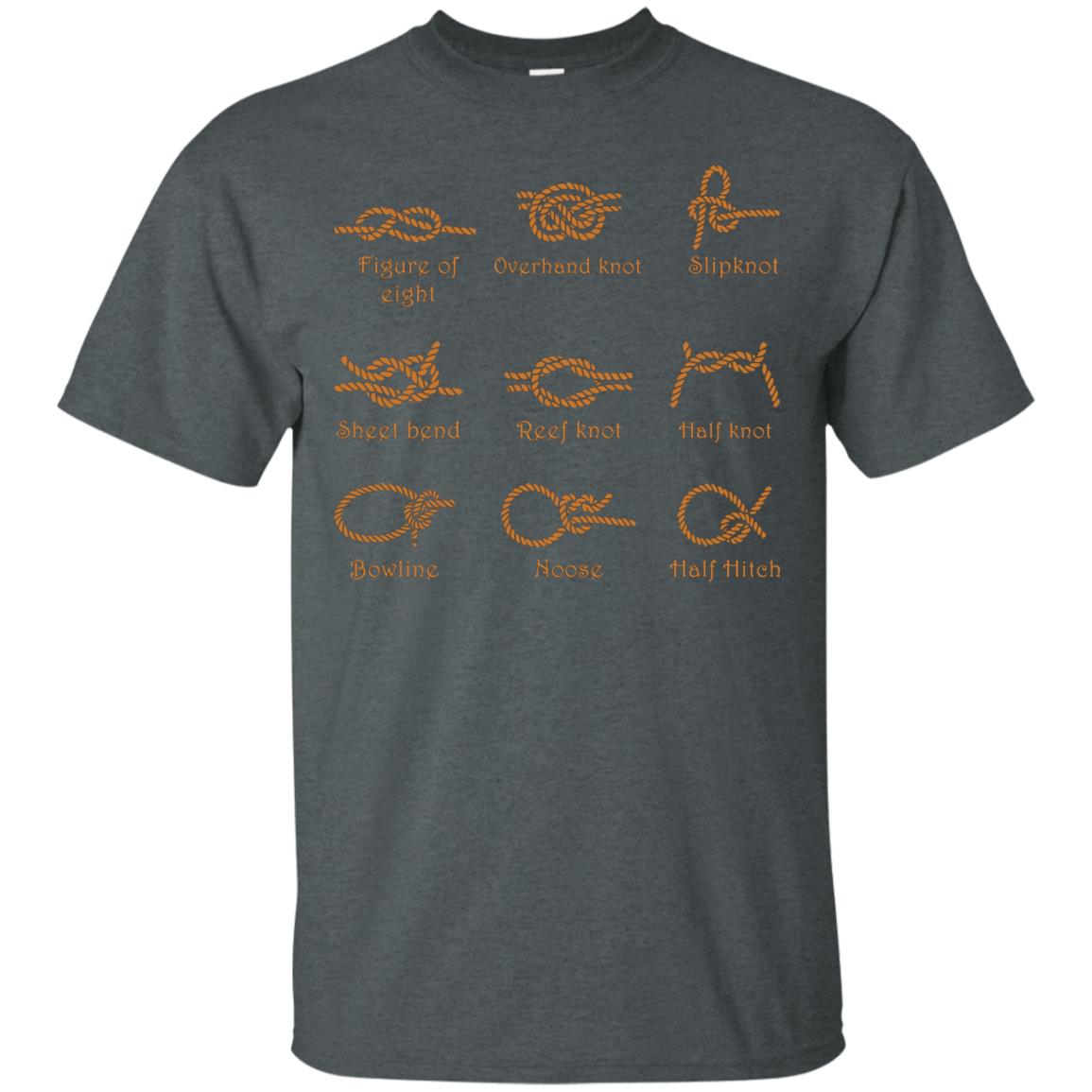 Nice-nautical Knots Types Shirt Dark Heather