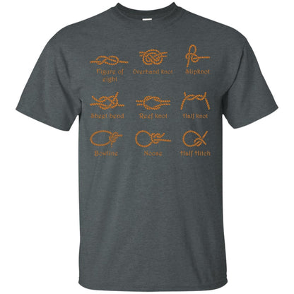 Nice-nautical Knots Types Shirt Dark Heather