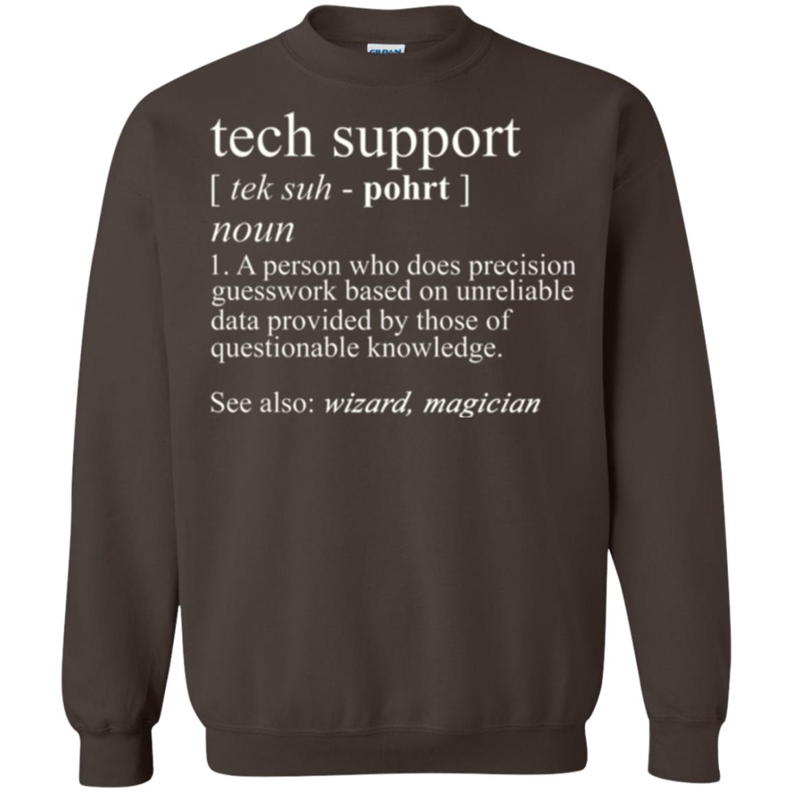 Tech Support T-shirt Dark Chocolate