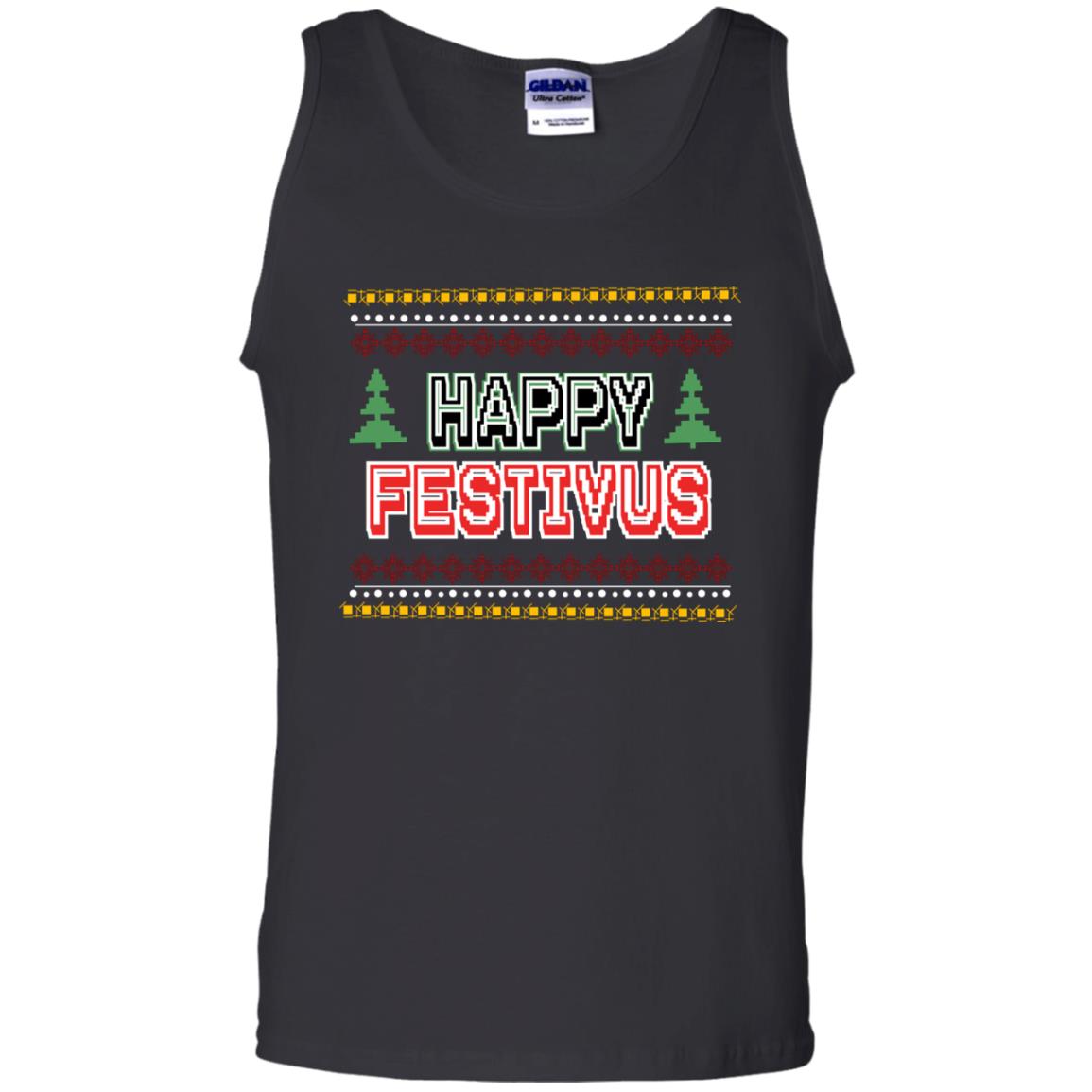 Happy Festivus X-mas Gift ShirtG220 Gildan 100% Cotton Tank Top