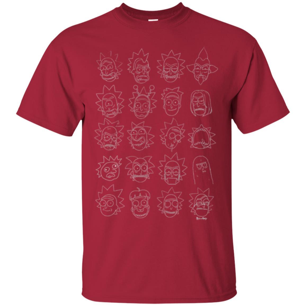 Movie T-Shirt The Many Faces Of Rick Cardinal