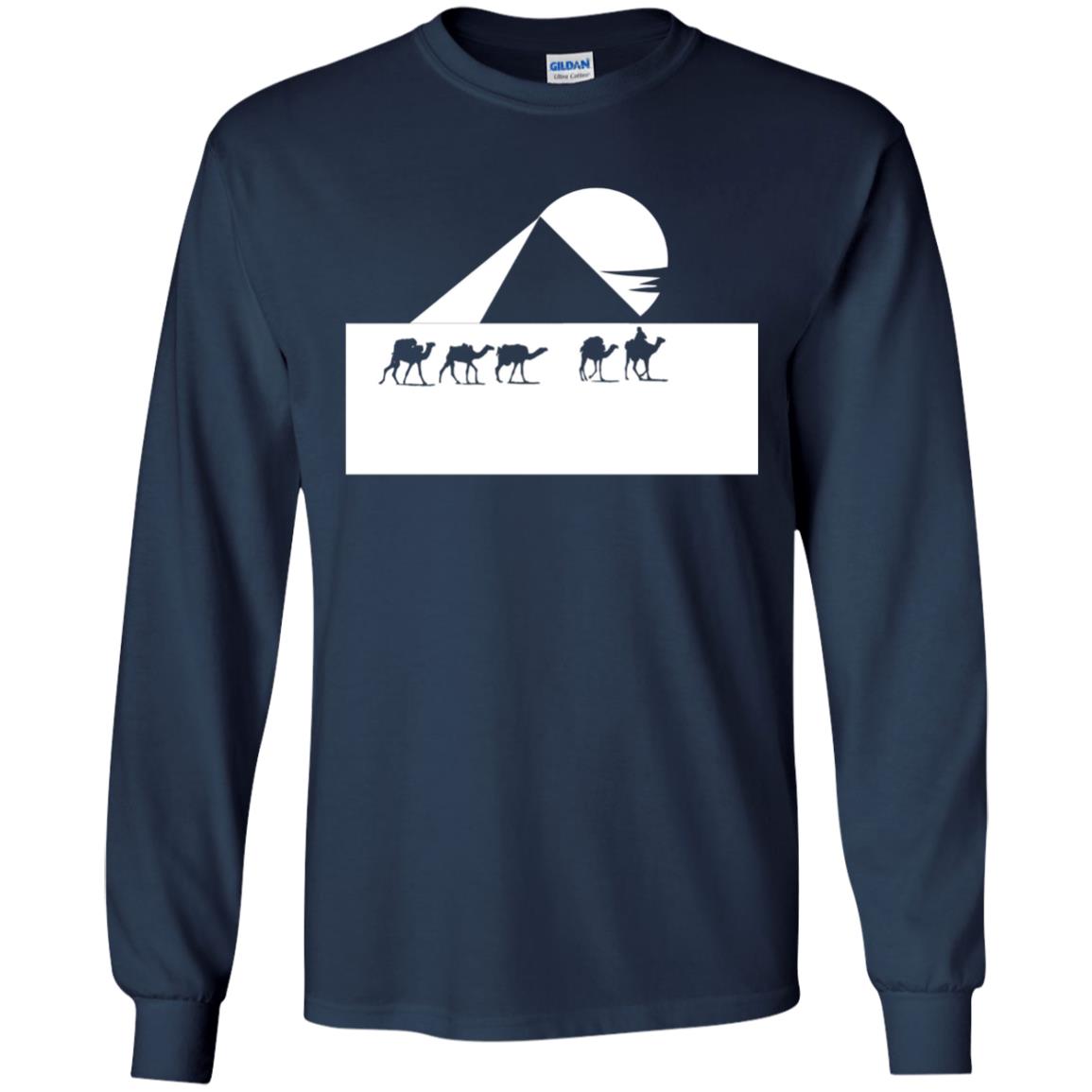 Egyptian Great Pyramid Of Giza T-shirt Navy