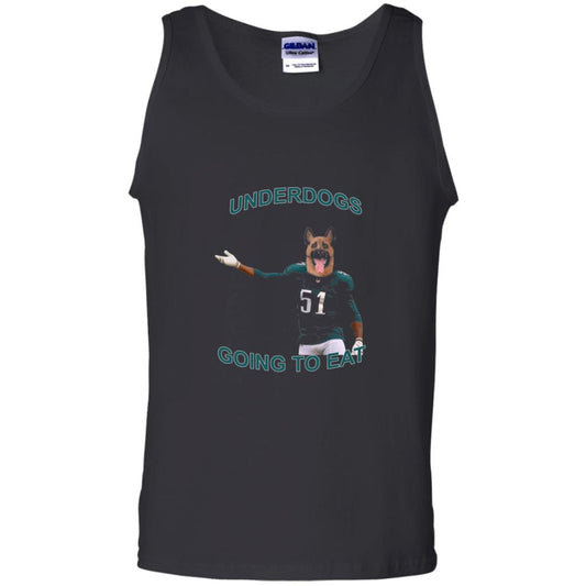 Football T-shirt Underdogs Going To Eat Black