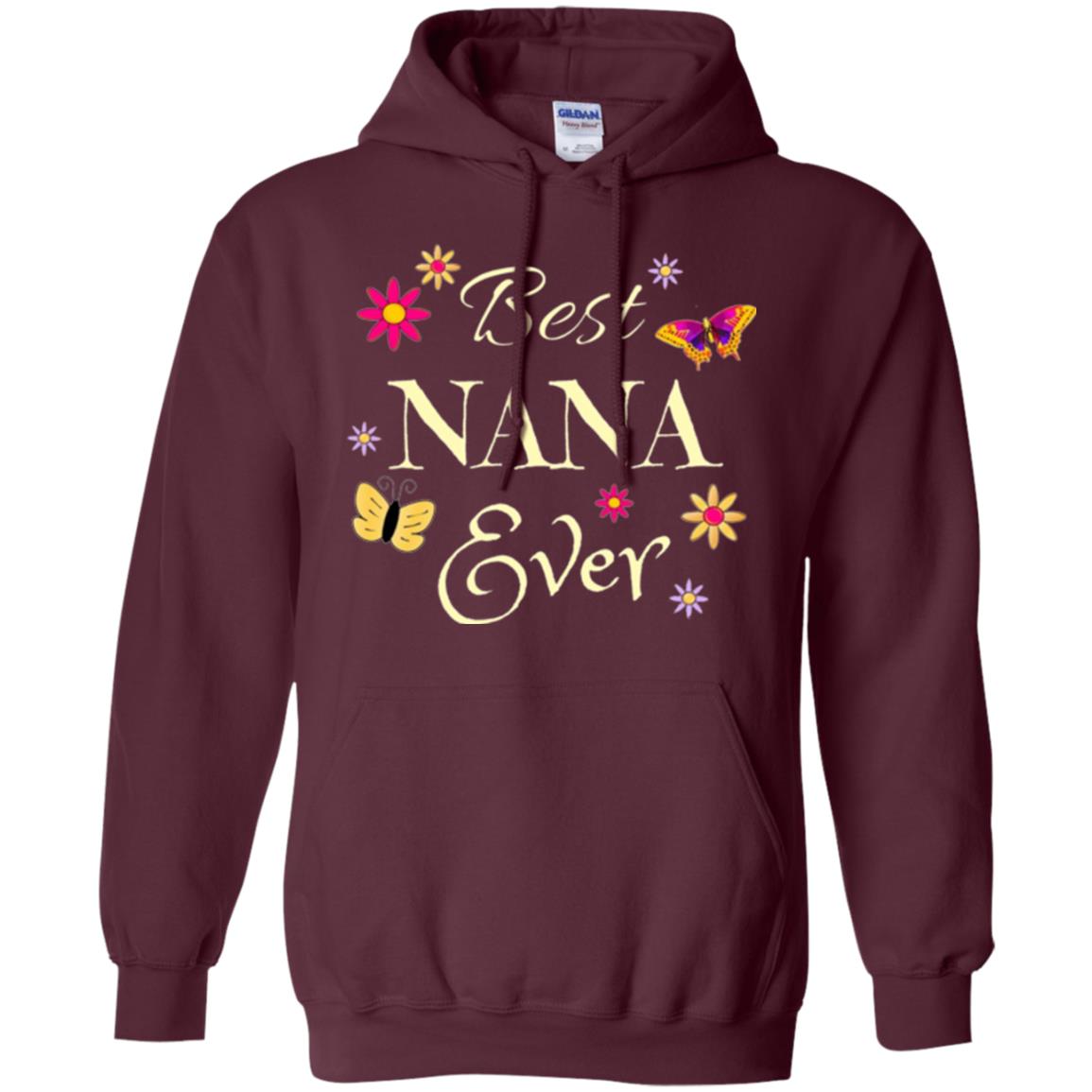 Best Nana Ever T-shirt Maroon