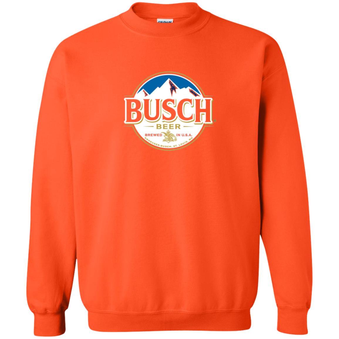 Beer Lovers T-shirt Busch Beer Orange